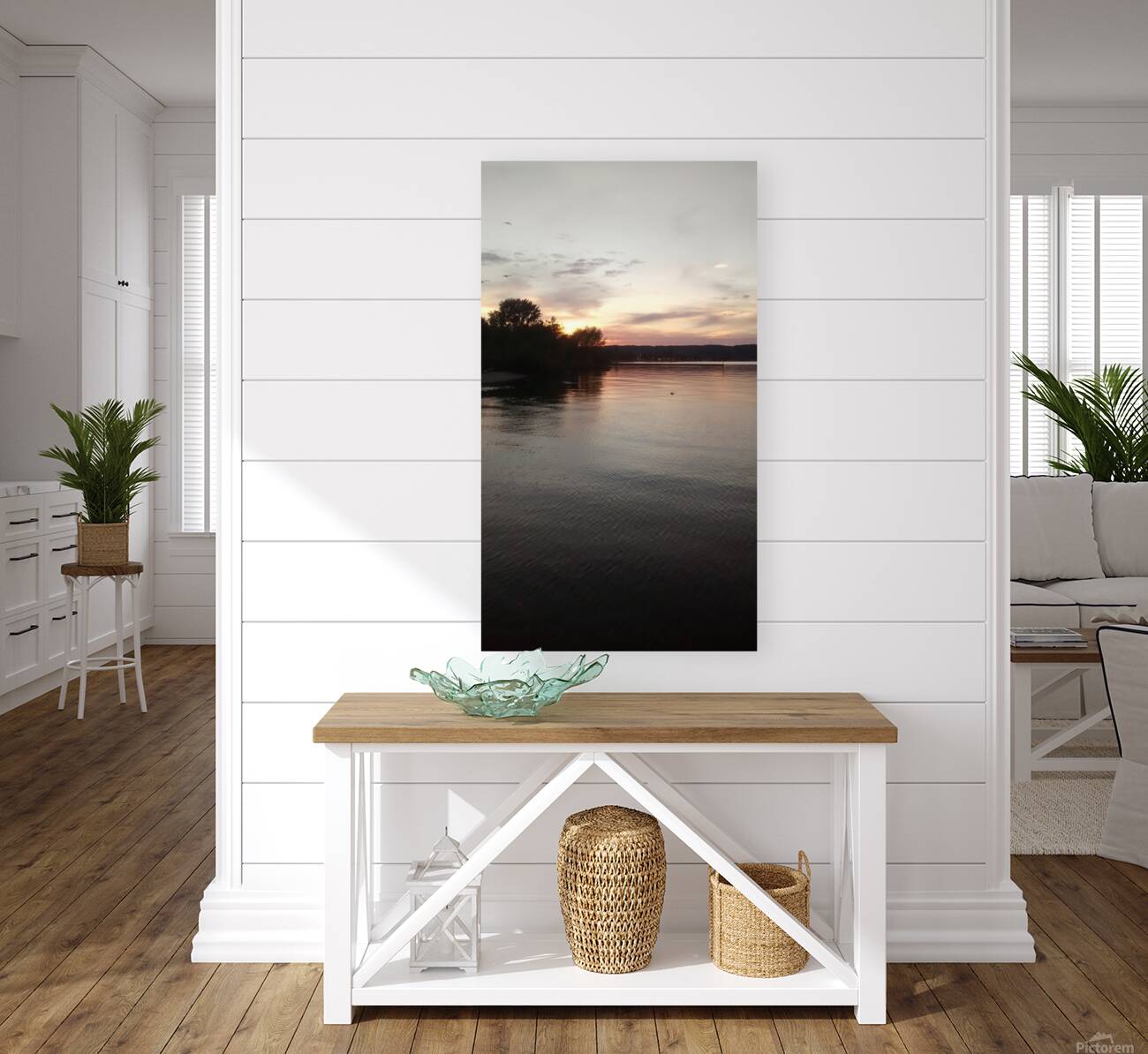 Lake sunset Reproduction