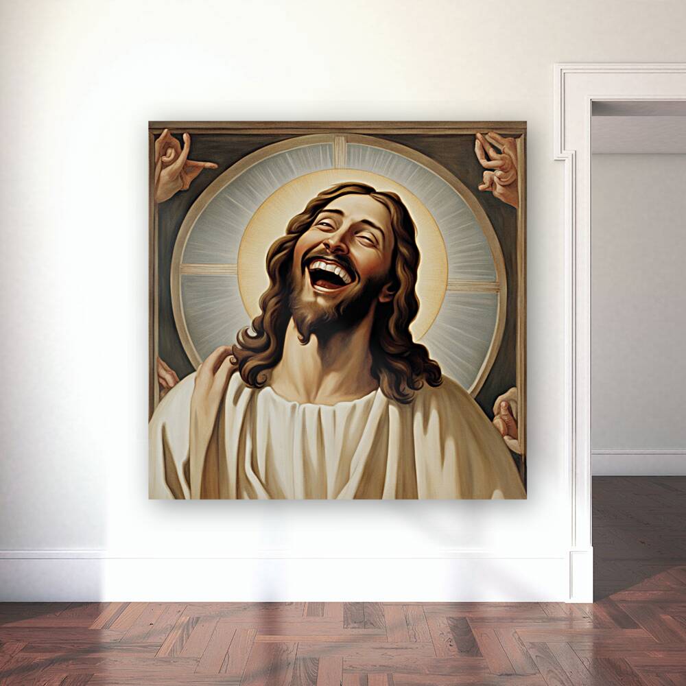 Laughing Jesus Reproduction