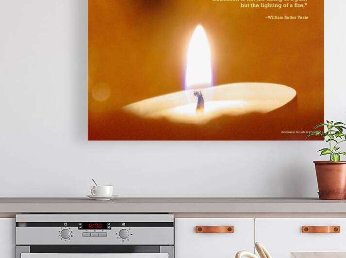 Candle Flickers  Reproduction