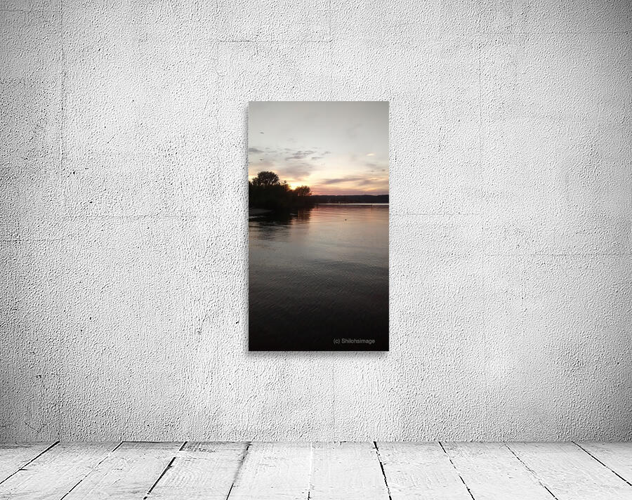 Lake sunset Wall Preview
