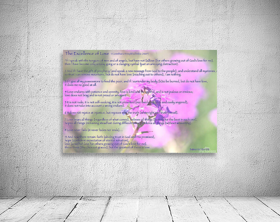 1 Corinthians 13 Wall Preview