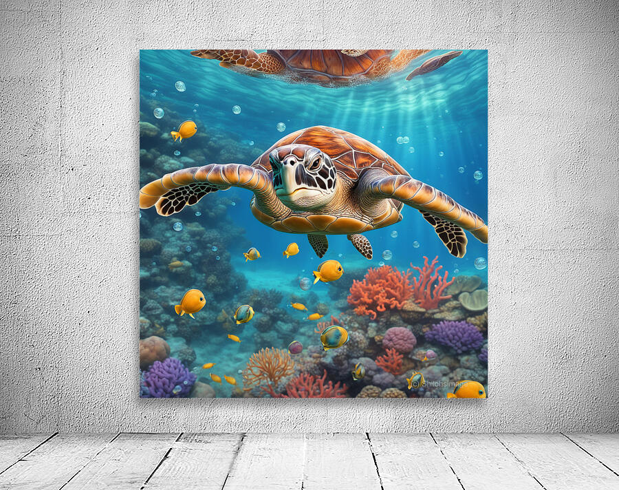Sea Turtles Wall Preview