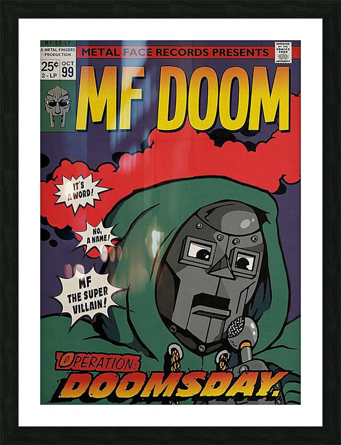 MF Doom Operation Doomsday Picture Frame print