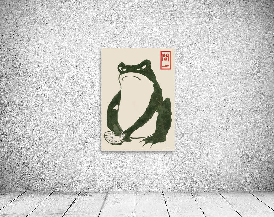 Grumpy Frog Making Matcha Wall Preview