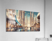 NEVER GIVE UP Acrylic Print