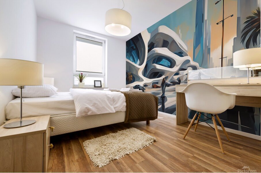 I AM THE BEST Mural print