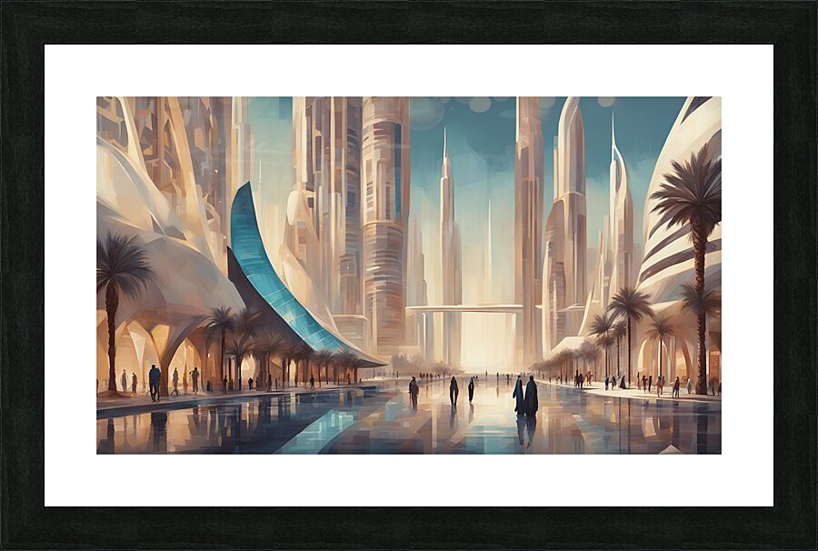 NEVER GIVE UP Picture Frame print