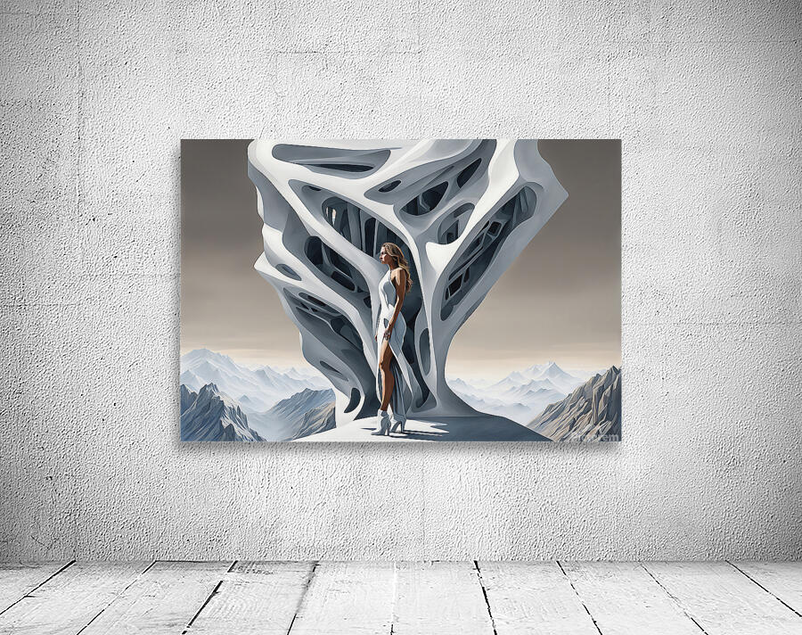 I AM THE QUEEN OF ART ARCHITECTURE Wall Preview