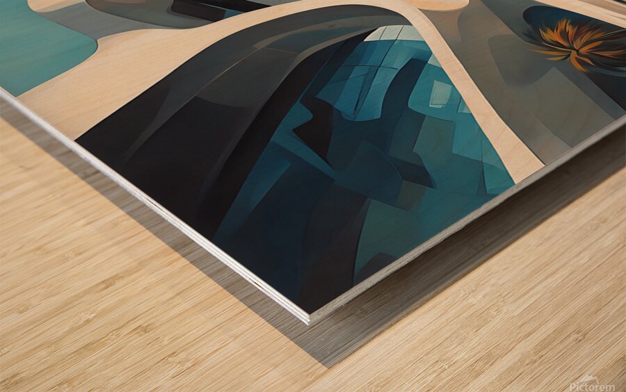 I AM THE BEST Wood print