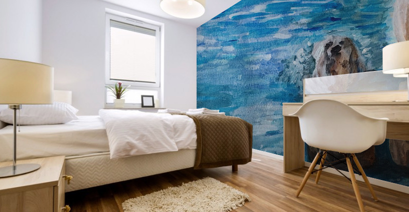 ROCKY OCEAN Mural print