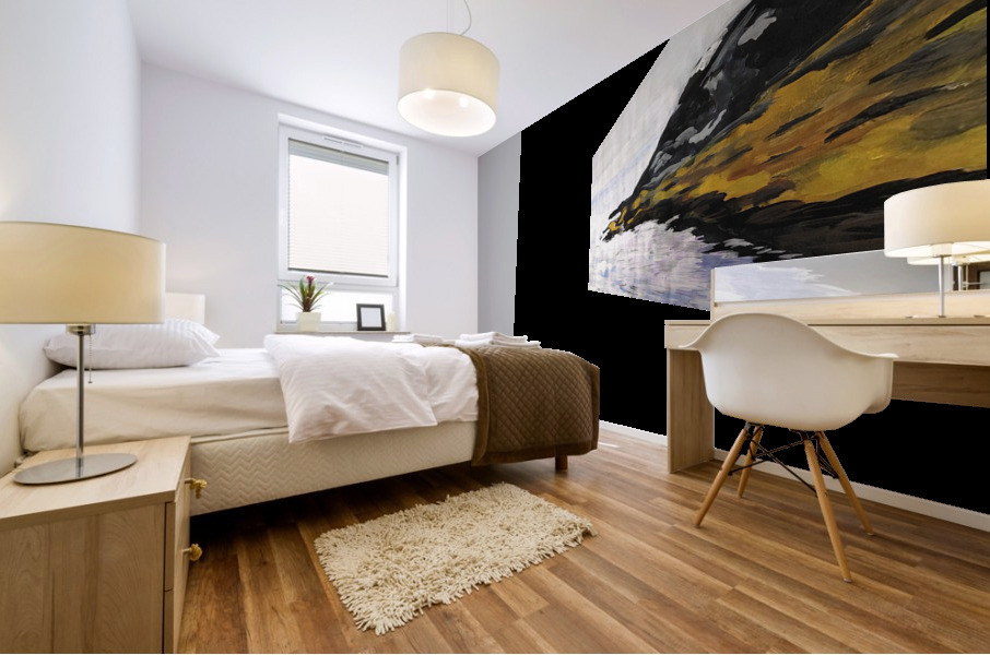 LAND IN WATER Mural print