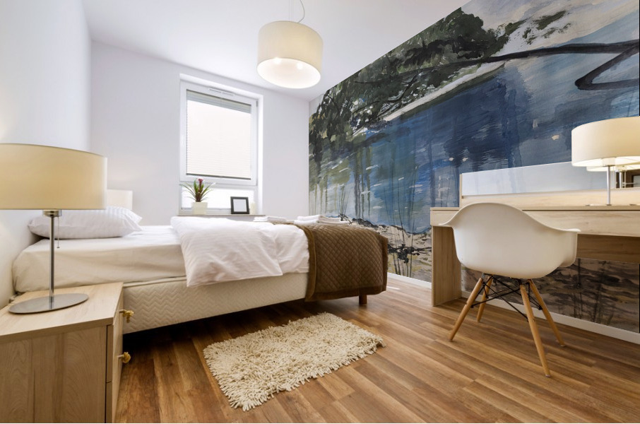 THE SEREN LAKE Mural print