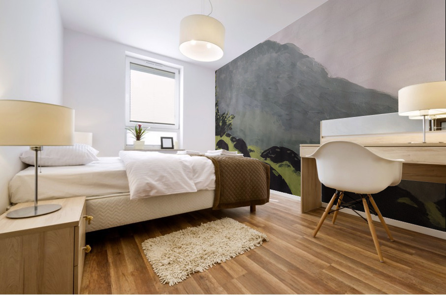 THE GREEN MOUNTAIN Mural print
