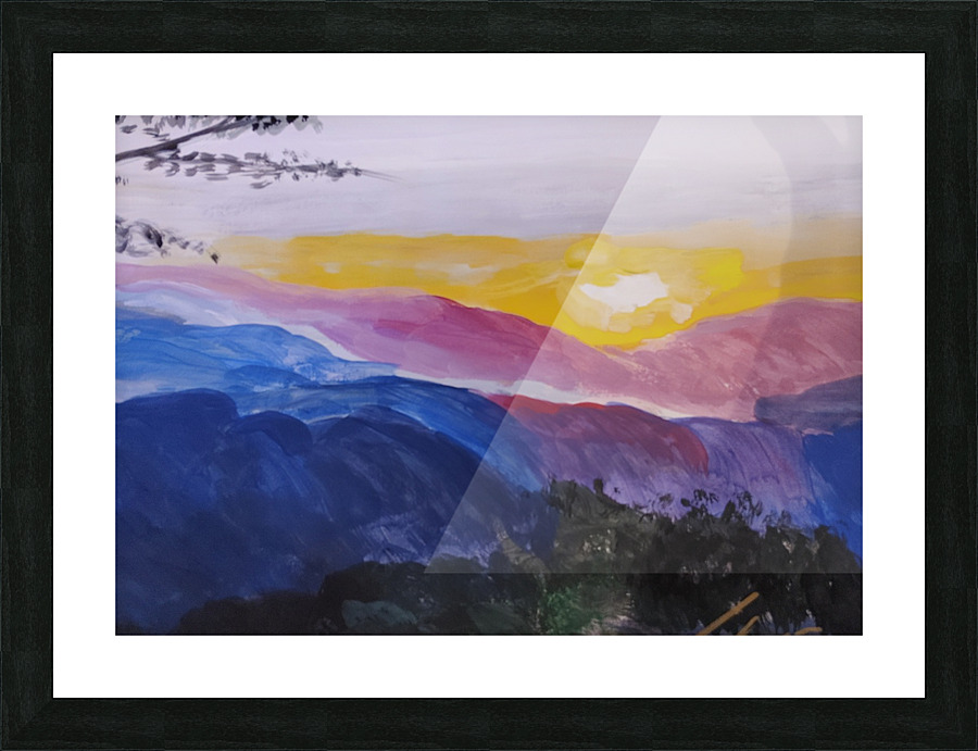 RAINBOW COLORS Picture Frame print