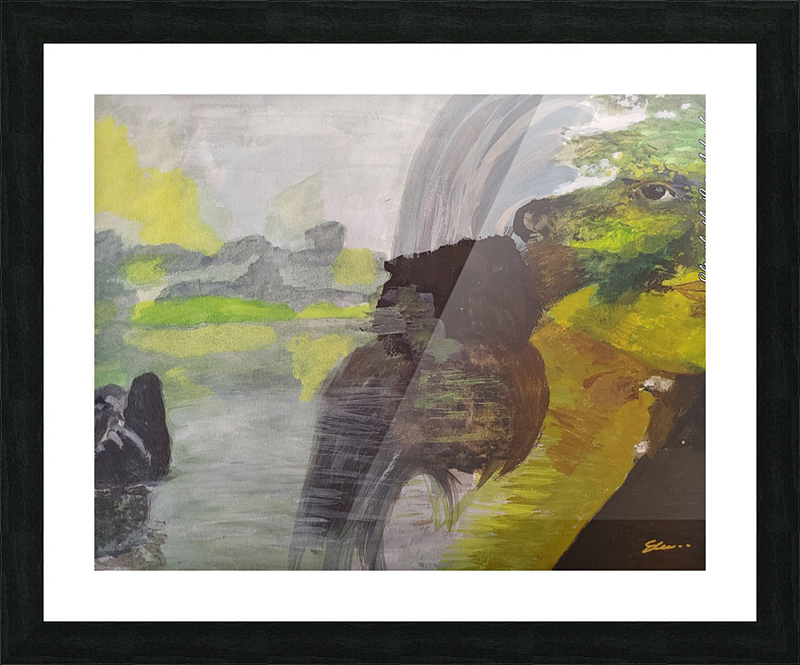 LADY EARTH Picture Frame print