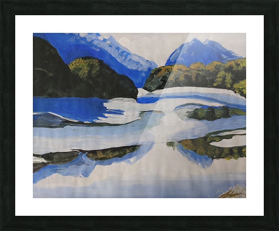 OCEAN MIRROR Picture Frame print