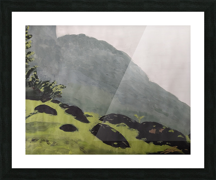 THE GREEN MOUNTAIN Picture Frame print