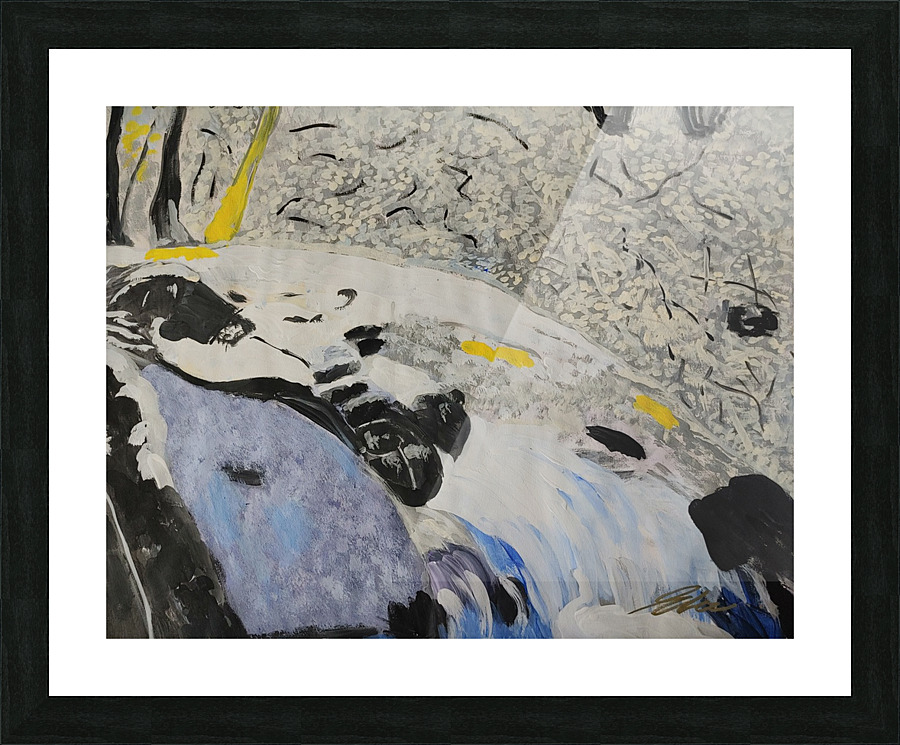 THE CREEK Picture Frame print