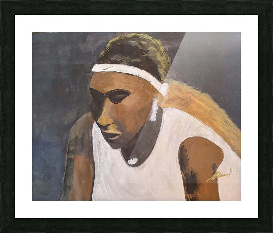 SERENA WILLIAMS Picture Frame print