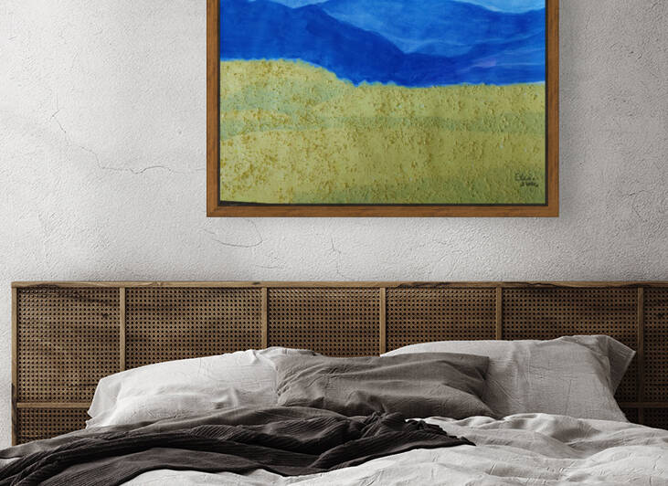 YELLOW FLOWER FIELD Reproduction
