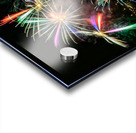 Rainbow Fireworks Acrylic print
