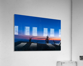 Blue sky when the sun setting Acrylic Print