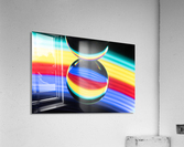 Rainbow crystal ball Acrylic Print