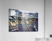 Edinburgh rail tracks Acrylic Print