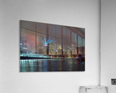 Lockdown lights Montreal Acrylic Print