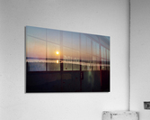 Sunset over small island Acrylic Print