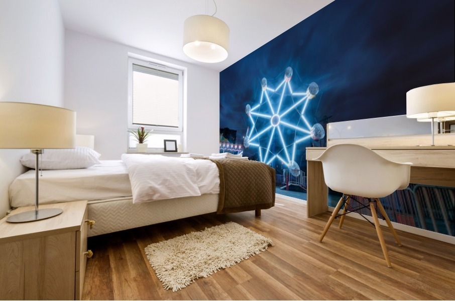 Ferris Wheel Mural print