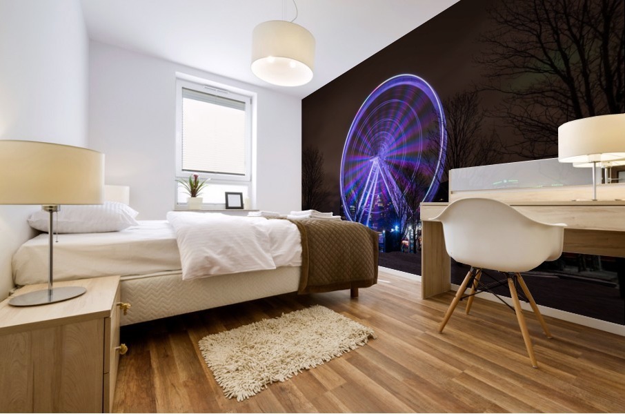 The ferris wheel Mural print