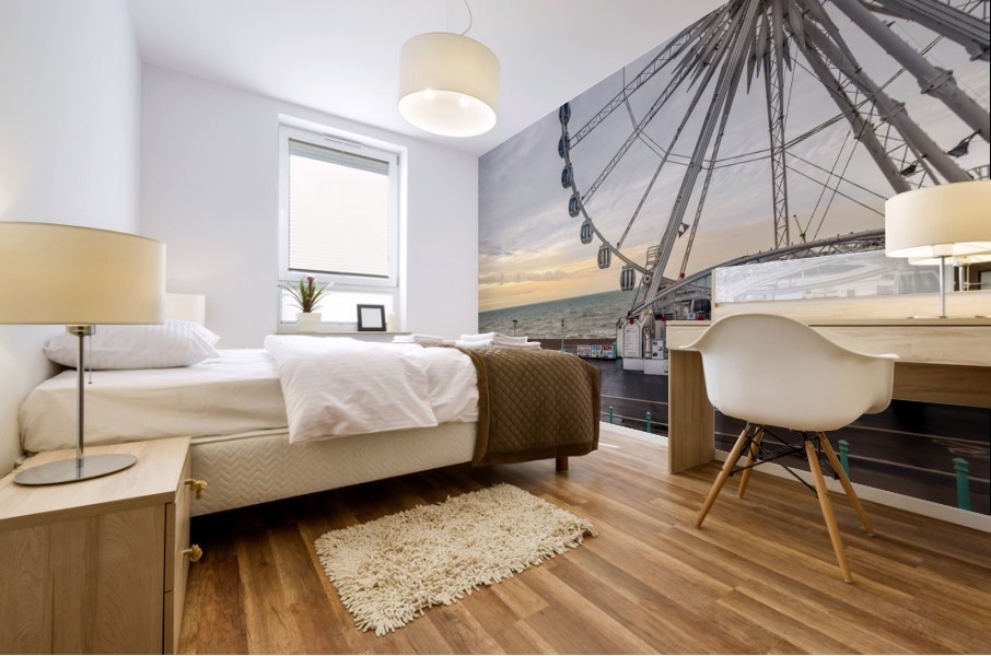 Brighton Ferris Wheel Mural print