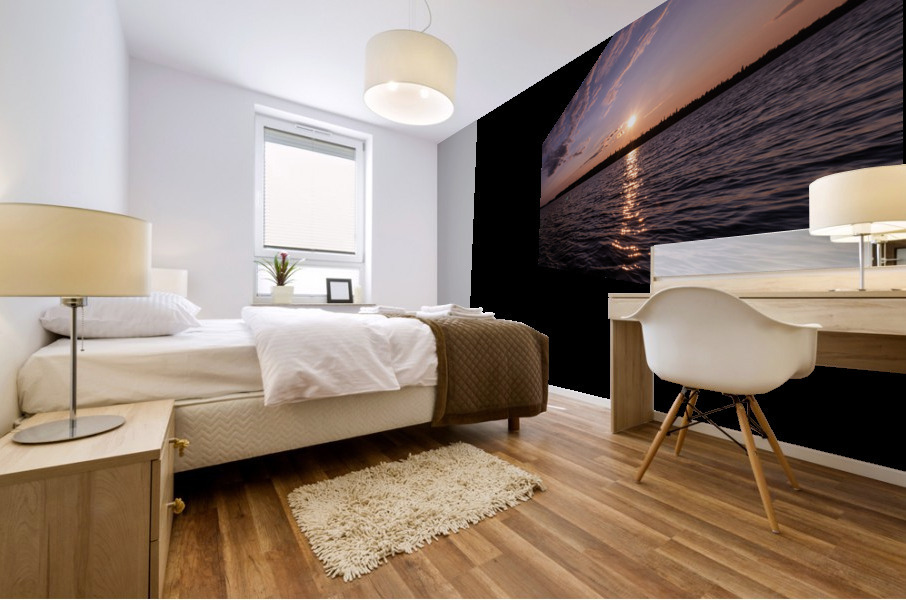 Sunset changes every time Mural print