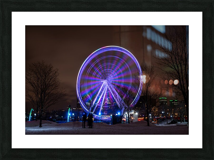 The ferris wheel Picture Frame print