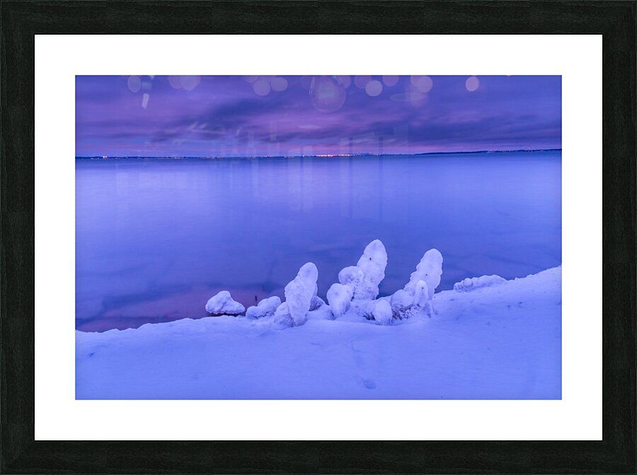 Icy blues Picture Frame print