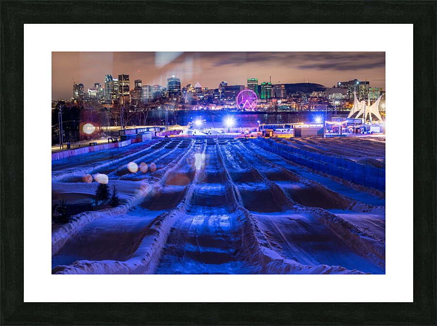 High angle in the slide Picture Frame print