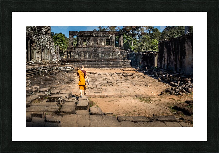 Temple Angkor Wat Picture Frame print
