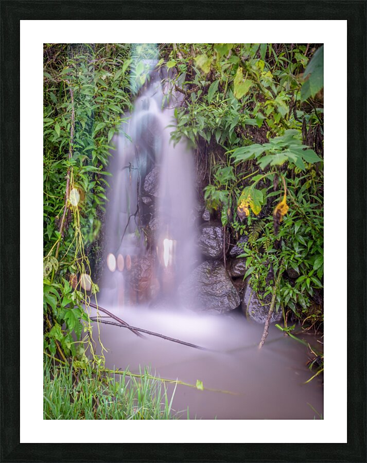 Stream on land Picture Frame print