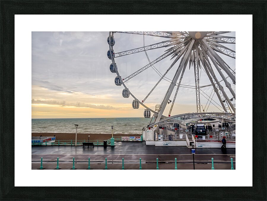 Brighton Ferris Wheel Picture Frame print
