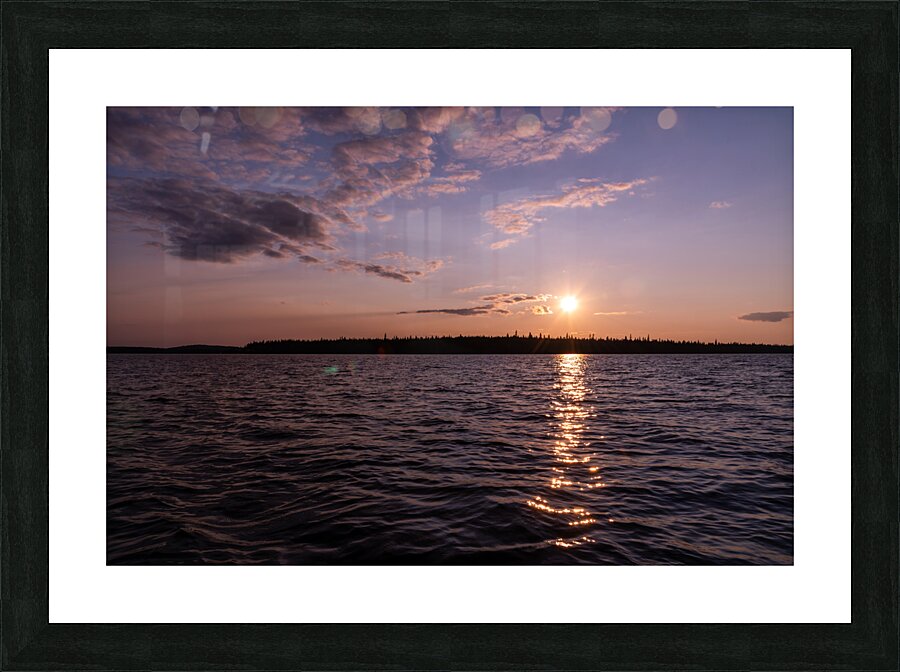 Sunset changes every time Picture Frame print