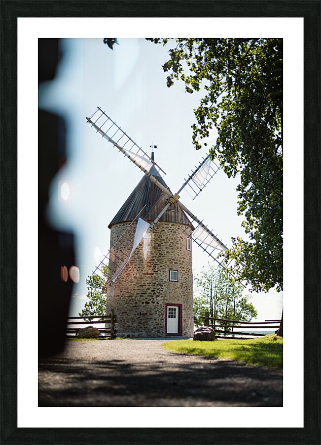 Windmill Picture Frame print