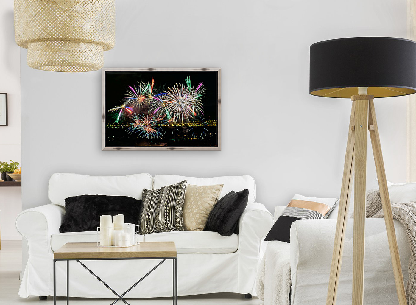 Rainbow Fireworks Reproduction