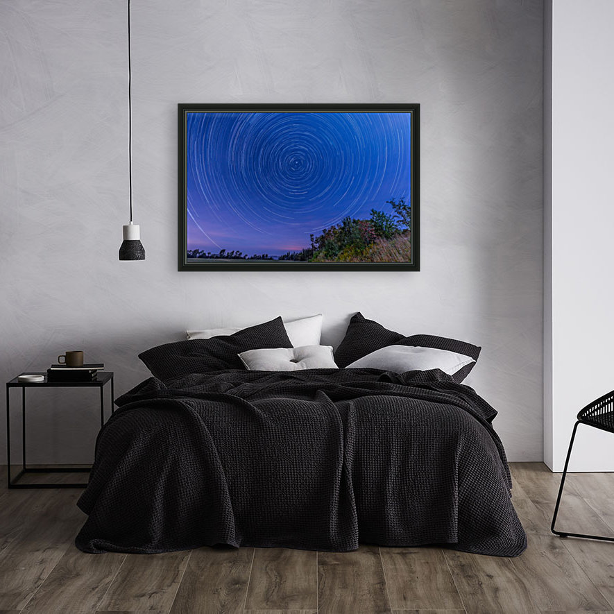 Lapatrie star trails Reproduction