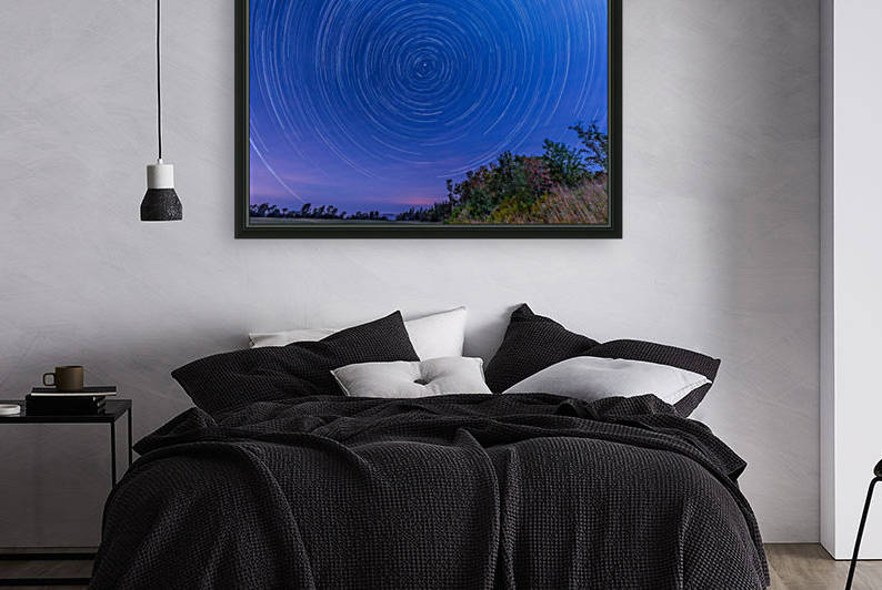 Lapatrie star trails Reproduction