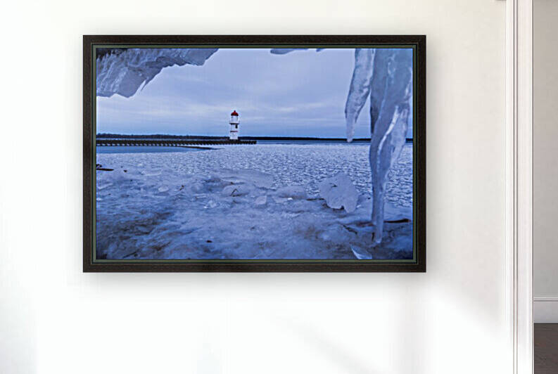 Frosty Light House by RezieMart