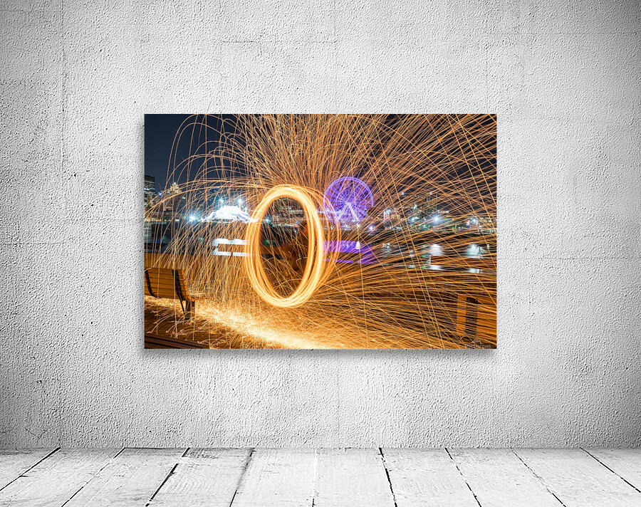Fire Art Wall Preview