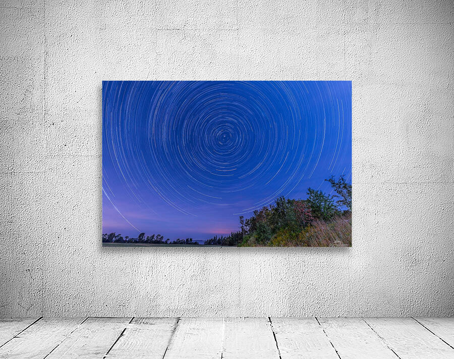 Lapatrie star trails Wall Preview