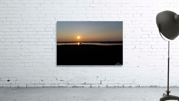 Sunset over small island Wall Preview