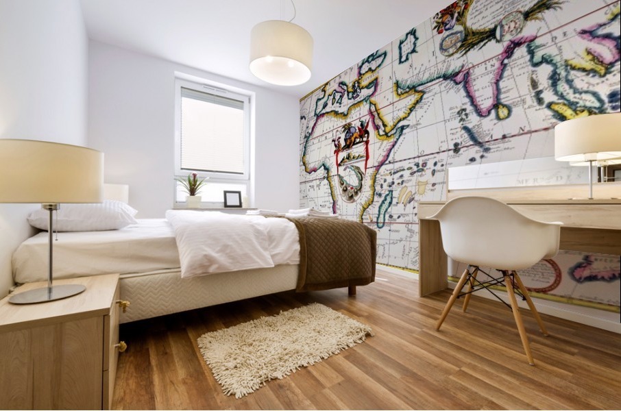 Ancient Africa Map Mural print